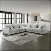 U5482-10a-gry New Classic Furniture Embrace Living Room Furniture Sectional