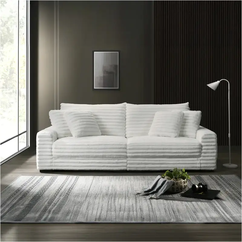 U5482-10l-wht New Classic Furniture Embrace Living Room Furniture Sectional