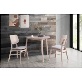 D1651w-13 New Classic Furniture Oscar - White Wash Dining Room Furniture Dining Table