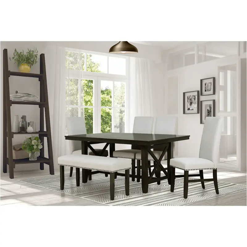 D1802-10 New Classic Furniture Julius Dining Room Furniture Dining Table