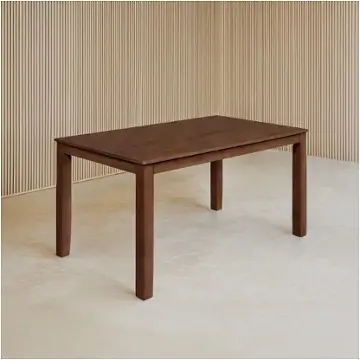 D1652b-10 New Classic Furniture Pascal - Walnut Dining Room Furniture Dining Table