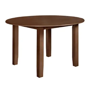 D1652b-11 New Classic Furniture Pascal - Walnut Dining Room Furniture Dining Table