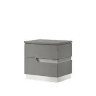 B69g-040 New Classic Furniture Paradox - Gray Bedroom Furniture Nightstand