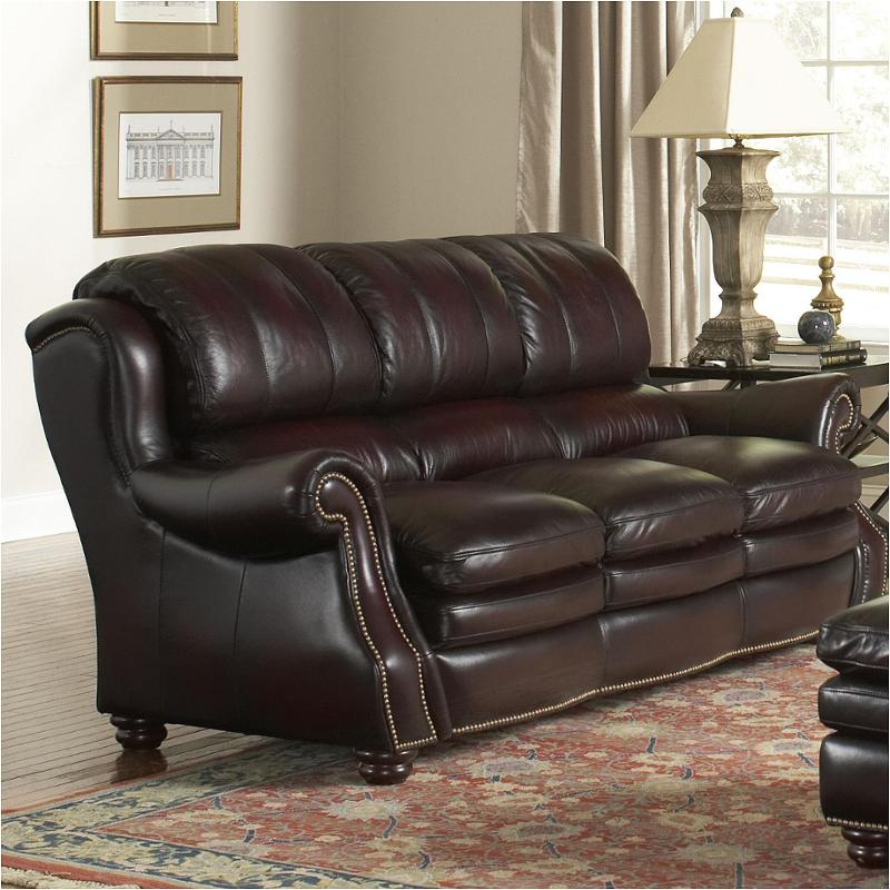 8111-032648 Leather Italia Santaramo Living Room Furniture Sofa