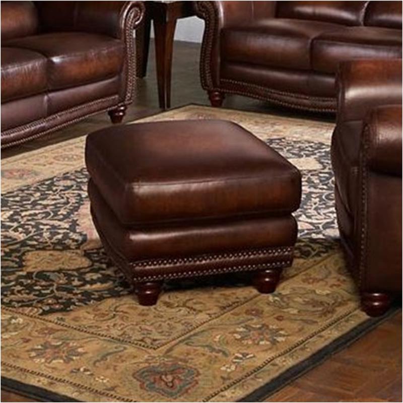 S9922-002952 Leather Italia Presidential Living Room Furniture Ottoman