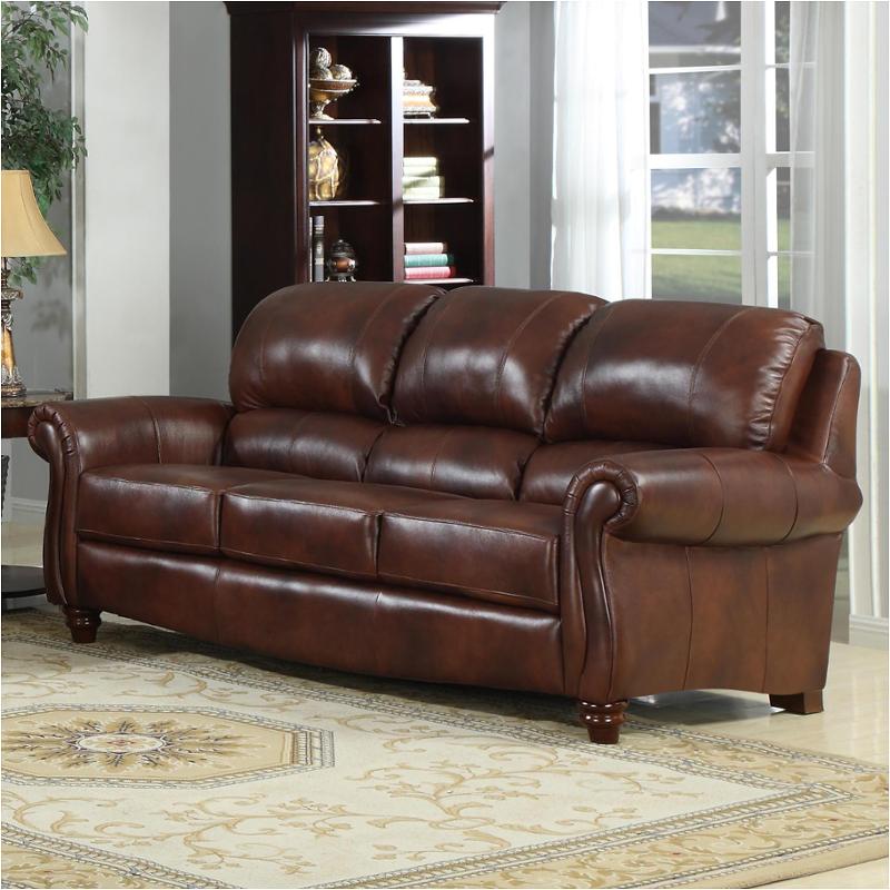 S7749 032365c Leather Italia, Presidential Leather Sofa