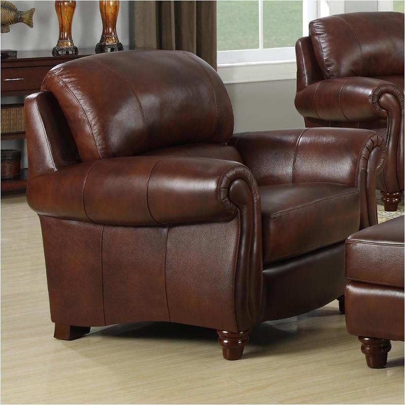 S7749-012365c Leather Italia Presidential Living Room Furniture Living Room Chair