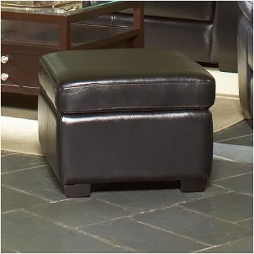 2505-0012951 Leather Italia Dolcezza Living Room Furniture Ottoman