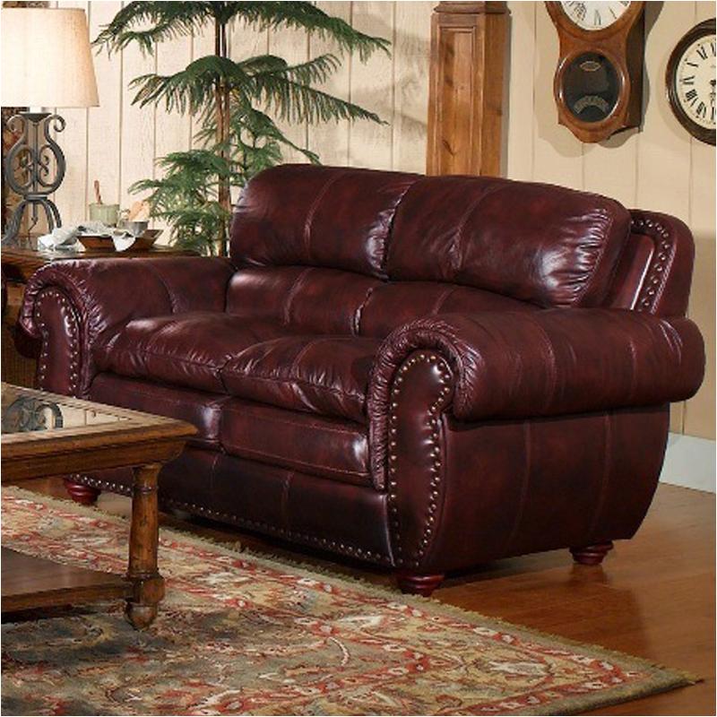 9902-022972 Leather Italia Presidential Vail Loveseat