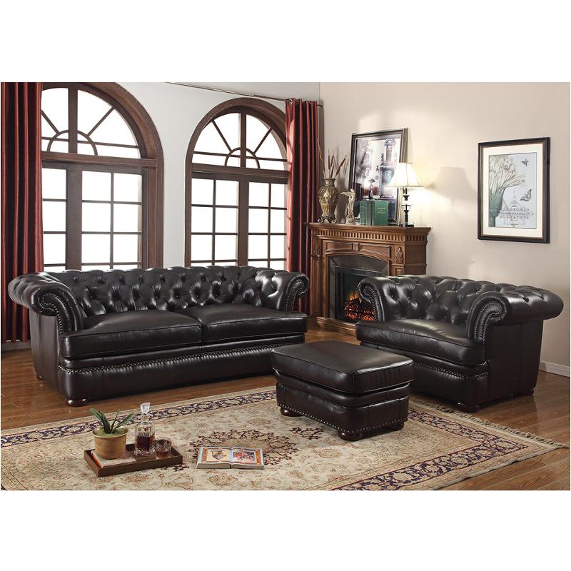 4112-031771 Leather Italia Cambria Living Room Furniture Sofa