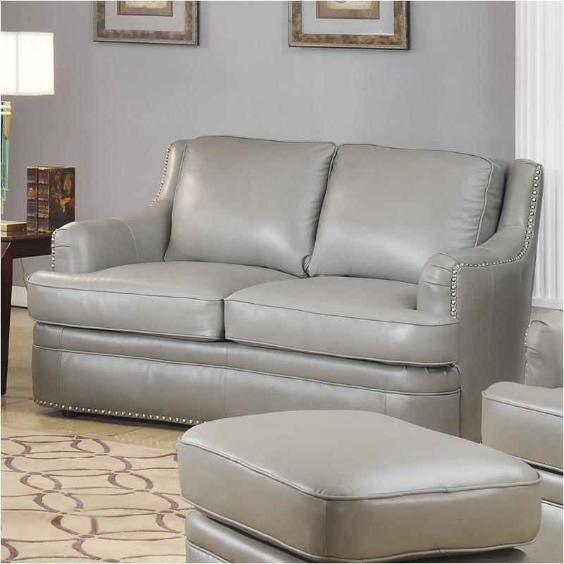 9013-021812 Leather Italia Cambria Living Room Furniture Loveseat