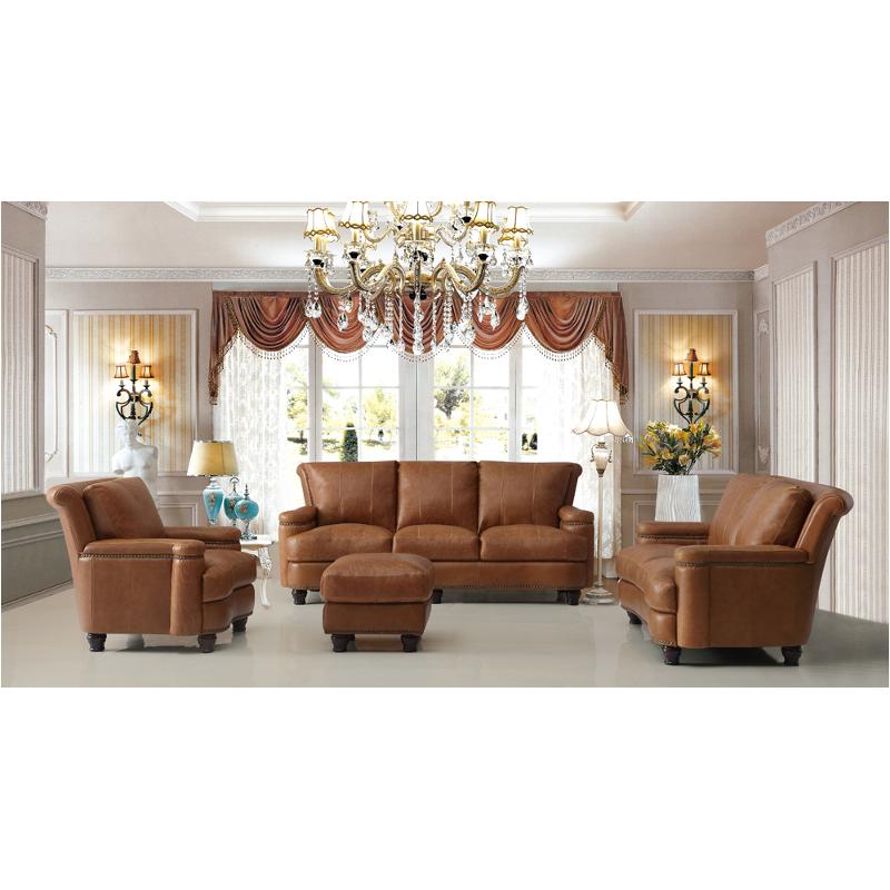 2493-031540 Leather Italia Georgetowne Living Room Furniture Sofa