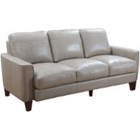 1669-5309wl-03177029 Leather Italia Chino - Sand Living Room Furniture Sofa