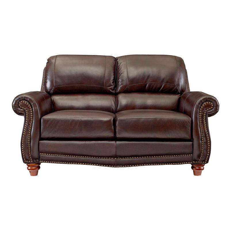 1831-s9922-022952 Leather Italia James Living Room Furniture Loveseat