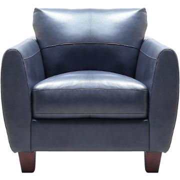 1669-6529-01177147 Leather Italia Traverse Living Room Furniture Living Room Chair