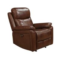1555-eh6118g-01082373hlv Leather Italia Shae Living Room Furniture Recliner