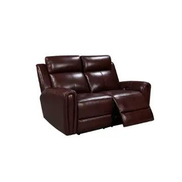 1712-e3215-027030lv Leather Italia Jonathan-brown Living Room Furniture Loveseat