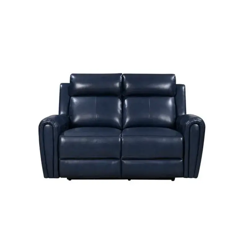 1712-e3215-027378lv Leather Italia Jonathan-blue Loveseat