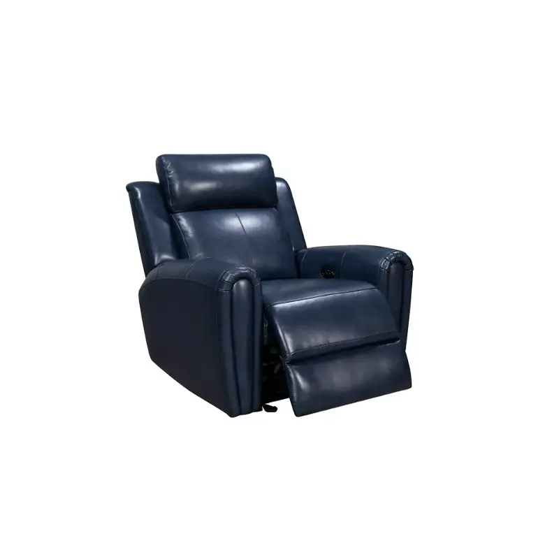 1712-e3215g-017378lv Leather Italia Jonathan-blue Living Room Furniture Recliner