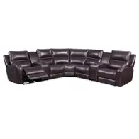 1444-ehz4308laf-014375lv Leather Italia Cambria Living Room Furniture Sectional