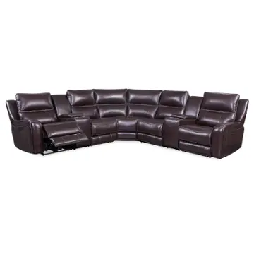 1444-4308wed-4375lv Leather Italia Cambria Living Room Furniture Sectional