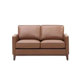 1669-6803-021015s Leather Italia Georgetowne Living Room Furniture Loveseat