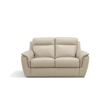1020-1814-02n1633a Leather Italia Savino Living Room Furniture Loveseat
