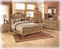 Bed/dresser/mirror/night Stand