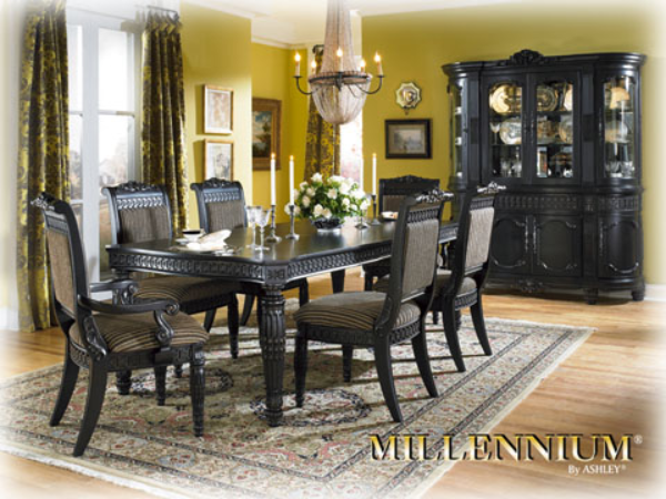 ashley furniture dining room table chairs