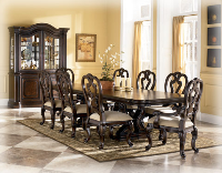 Table, 4 Side & 2 Arm Chairs