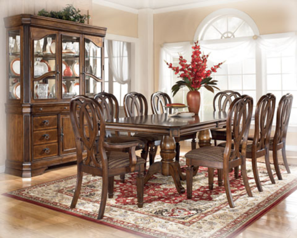 Dining room table set ashley furniture sale