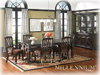 Table, 4 Side & 2 Arm Chairs