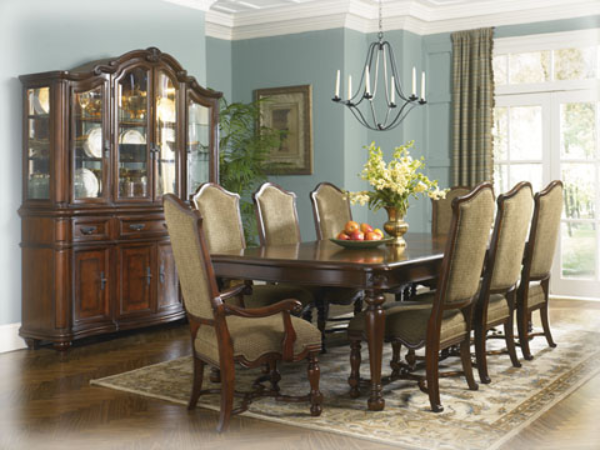 Table, 4 Side & 2 Arm Chairs