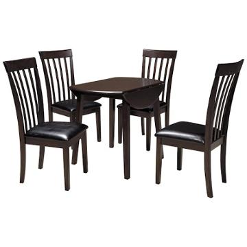 Hammis - Dark Brown Dinette Set Ashley Furniture Hammis - Dark Brown Dining Room Furniture