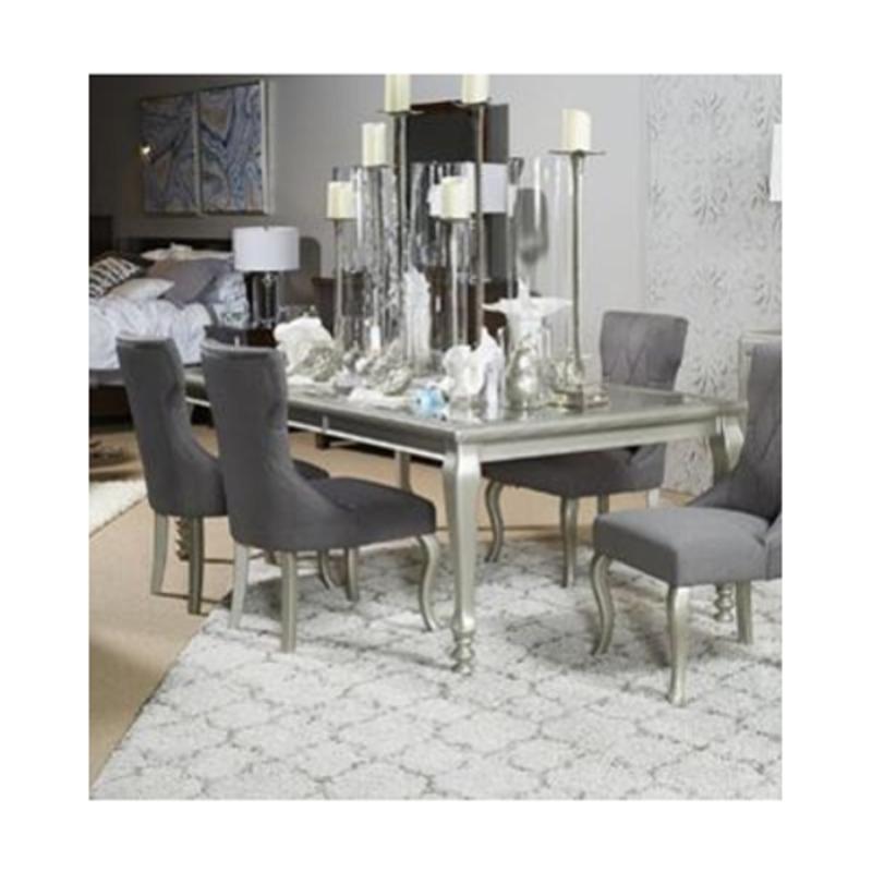 Silver Finish Dinette Set Ashley Furniture, Silver Dining Room Set With Bench