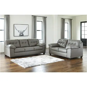 59702 Donlen Gray 2pc Living Room Ashley Furniture Donlen Living Room Furniture