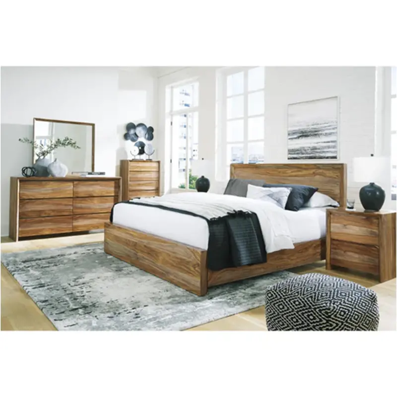 Bed/dresser/mirror/nightstand