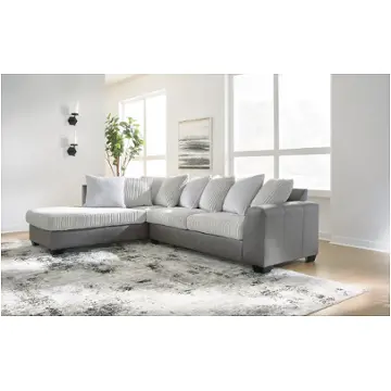 31503-16-67 Clairette Sectional Ashley Furniture Clairette - Alloy Living Room Furniture