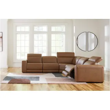 U107 Magic Man Caramel Sectional Ashley Furniture Magic Man - Caramel Living Room Furniture