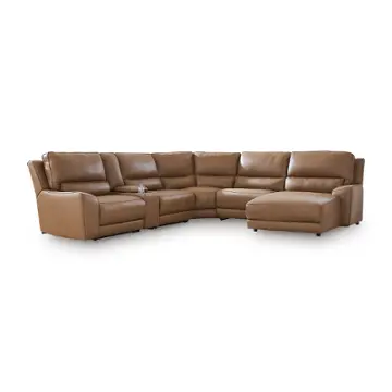 U62606-deepwakes-caramel-sectional Ashley Furniture Deepwakes - Caramel Living Room Furniture