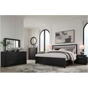 Pcb1115-maeling-black-queen-bedroom Ashley Furniture Maeling - Black Bedroom Furniture