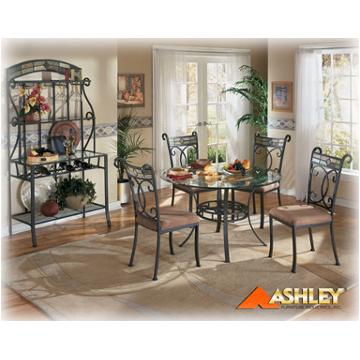 D253 15 Ashley Furniture Danbury Round Table Slate Metal Glass D253 15 Ashley Furniture Danbury Round, Ashley Furniture Danbury