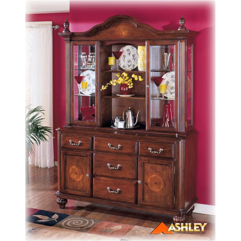 D25781 Ashley Furniture Exton Square China Mahogany Stain Finish