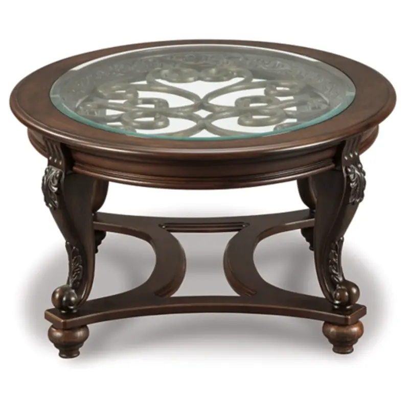 T499-0 Ashley Furniture Oval Cocktail Table