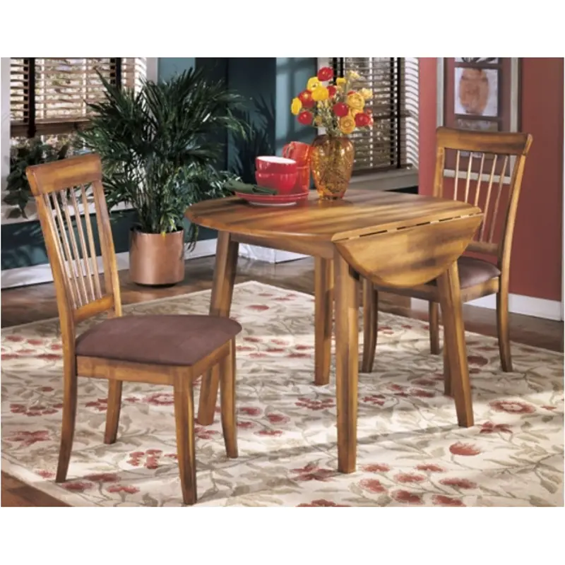 D199-15 Ashley Furniture Berringer - Rustic Brown Drop Leaf Table