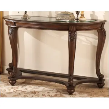 T499-4 Ashley Furniture Norcastle - Dark Brown Living Room Furniture Sofa Table