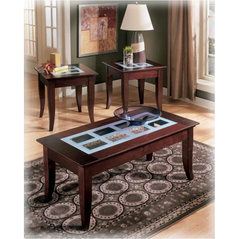 T123-13 Ashley Furniture Gemini Living Room Furniture Occasional Table Set