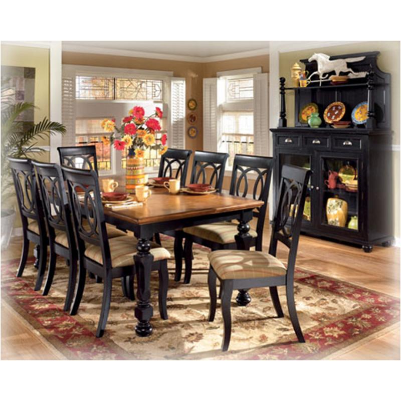 Ashley furniture best sale black dining chairs