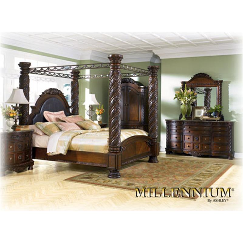 B553-93 Ashley Furniture North Shore - Dark Brown Bedroom Furniture Nightstand
