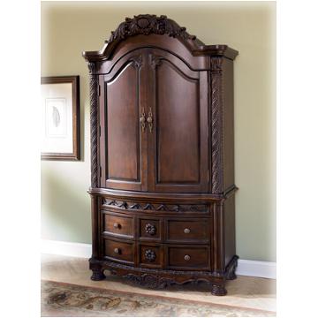 B553-49t Ashley Furniture North Shore - Dark Brown Bedroom Furniture Armoire